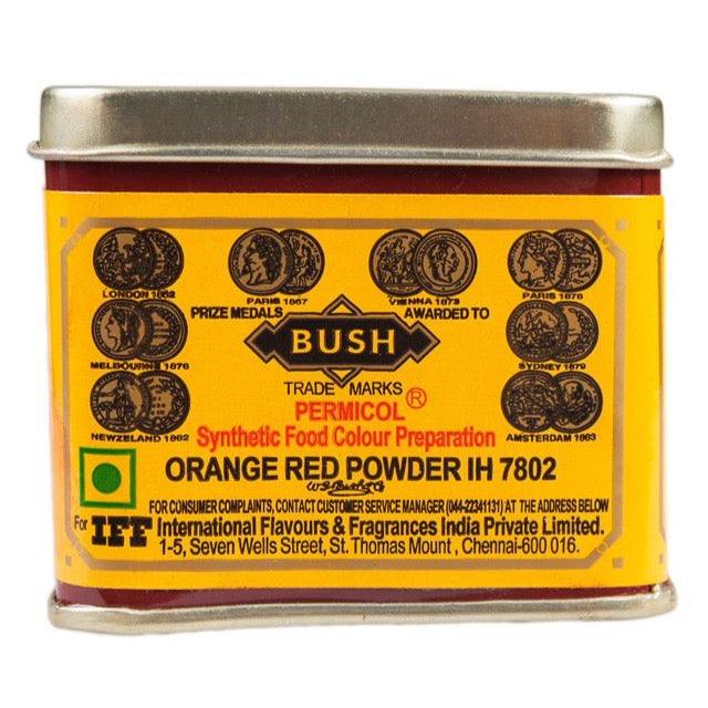 Bush Orange Red Food Colour 100 g