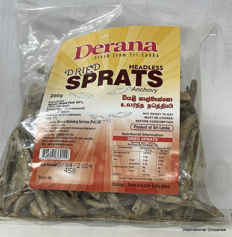 Derana Dried Sparts 200 g