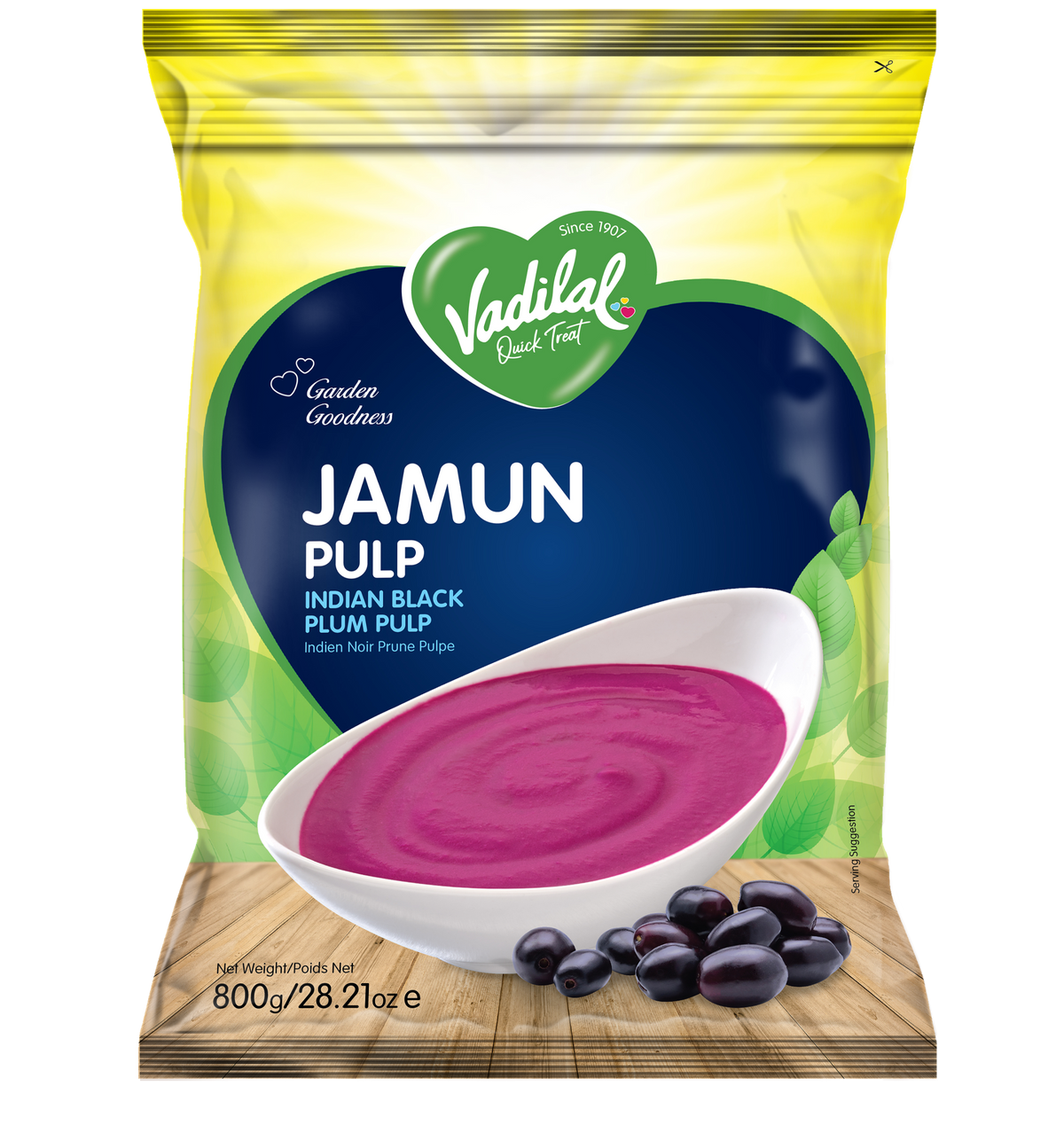 Vadilal Jamun Pulp 800 g