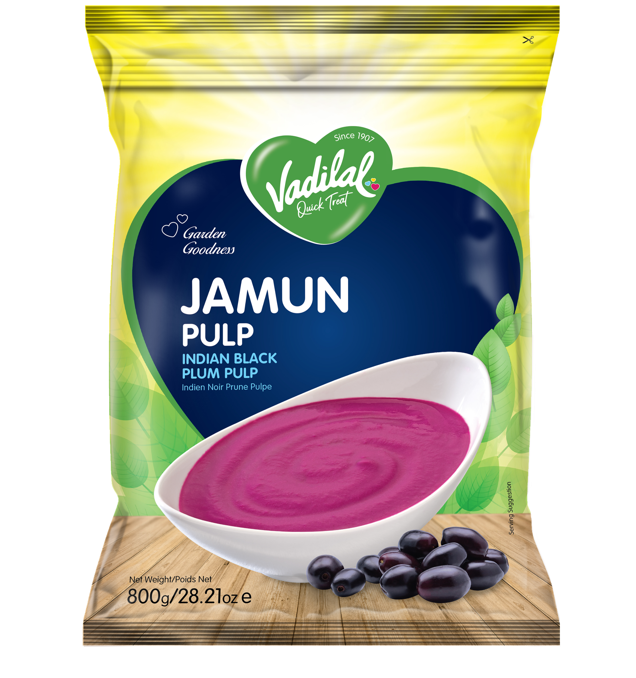 Vadilal Jamun Pulp 800 g