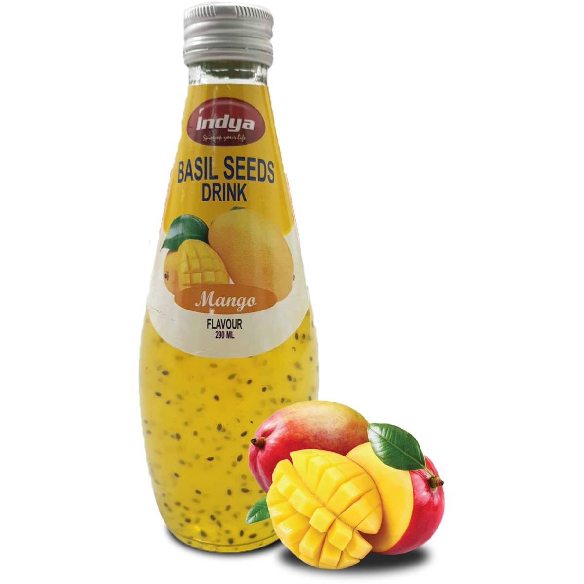 Indya Mango Basil Drink 290 ml