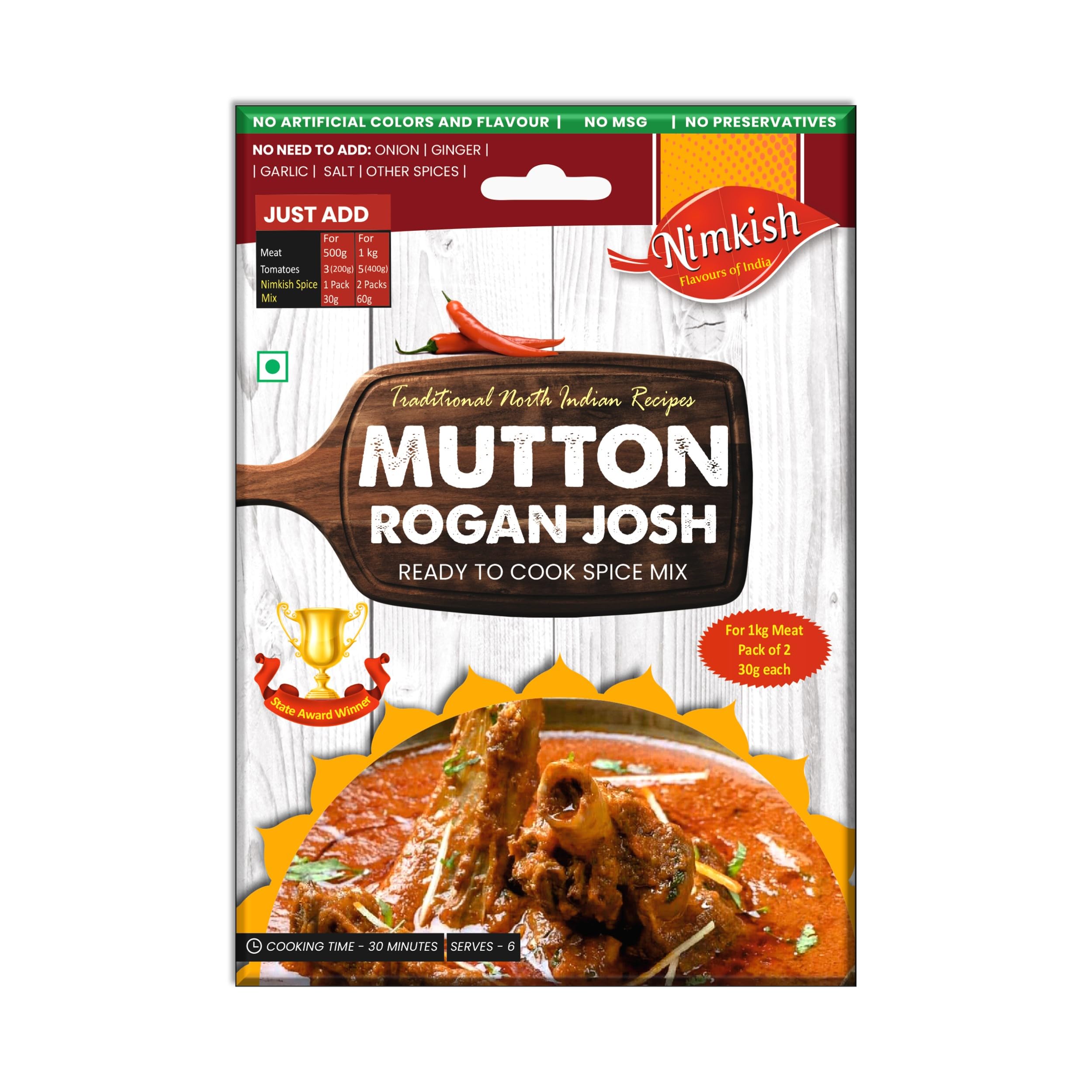 Nimkish Mutton Rogan Josh Spice Mix 50 g