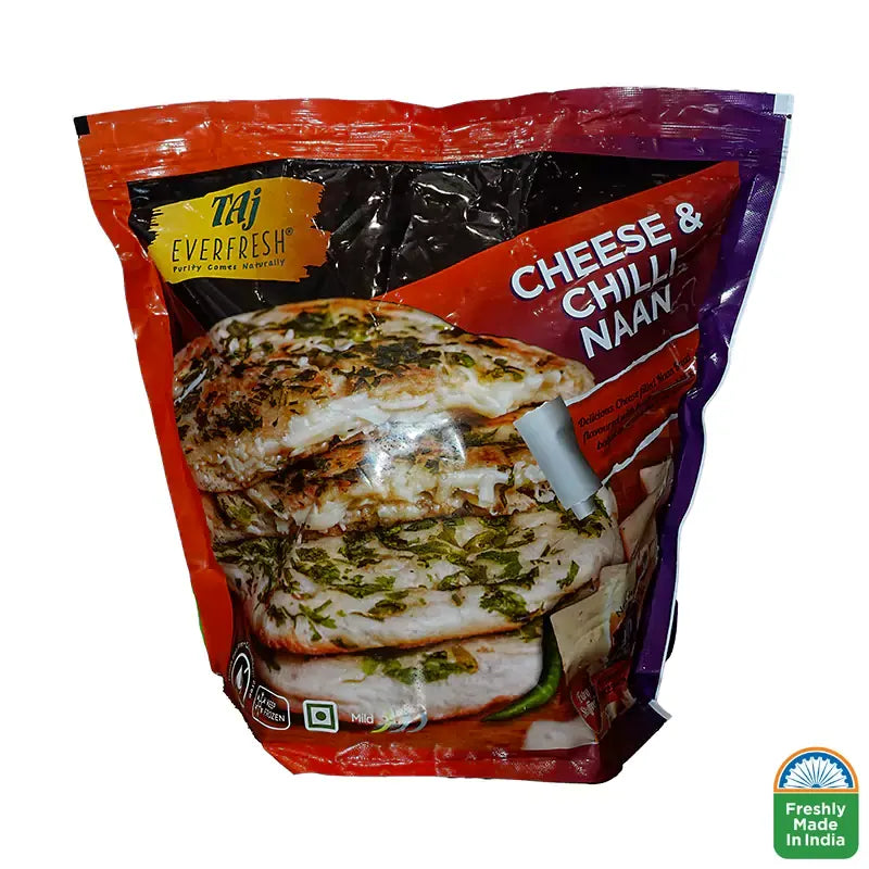 Taj Everfresh Cheese & Chilli Naan 1.28 kg