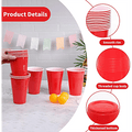 Red Party Cups 450 ml 10 Pack