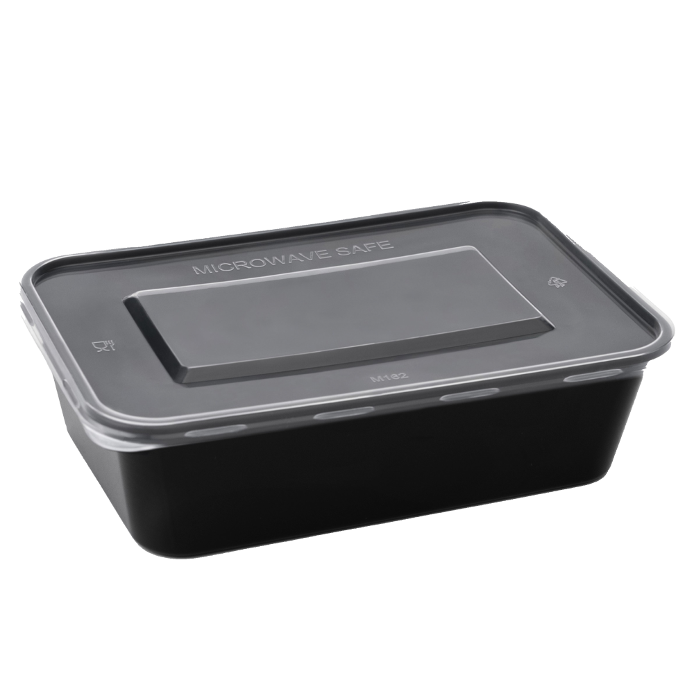 Take Away Rectengle Container Lids 500 ml 50 pcs
