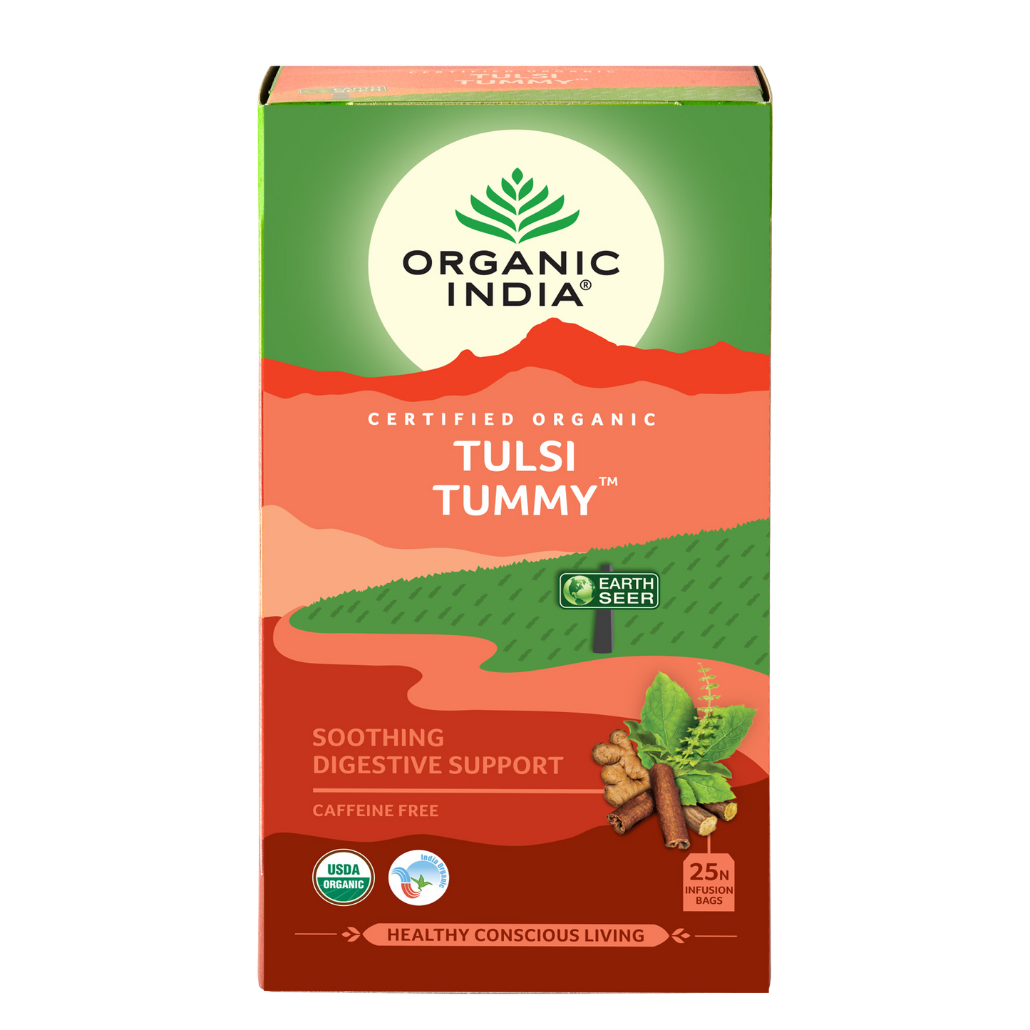 Organic India Tulsi Tummy 25 T/Bags