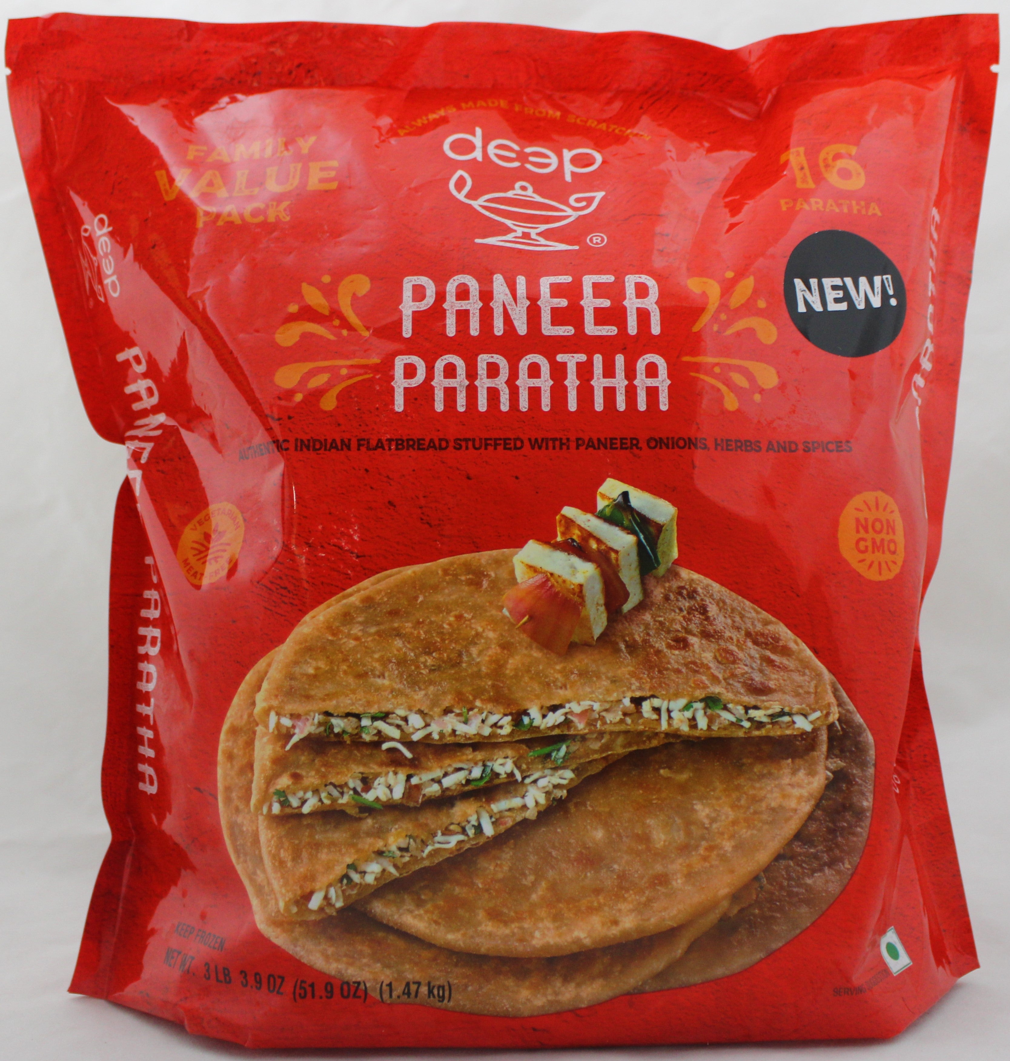 Deep Paneer Paratha 1.47 kg