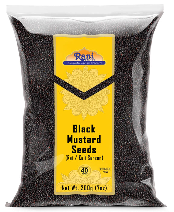 Indya Black Mustard Seeds Big 200 g
