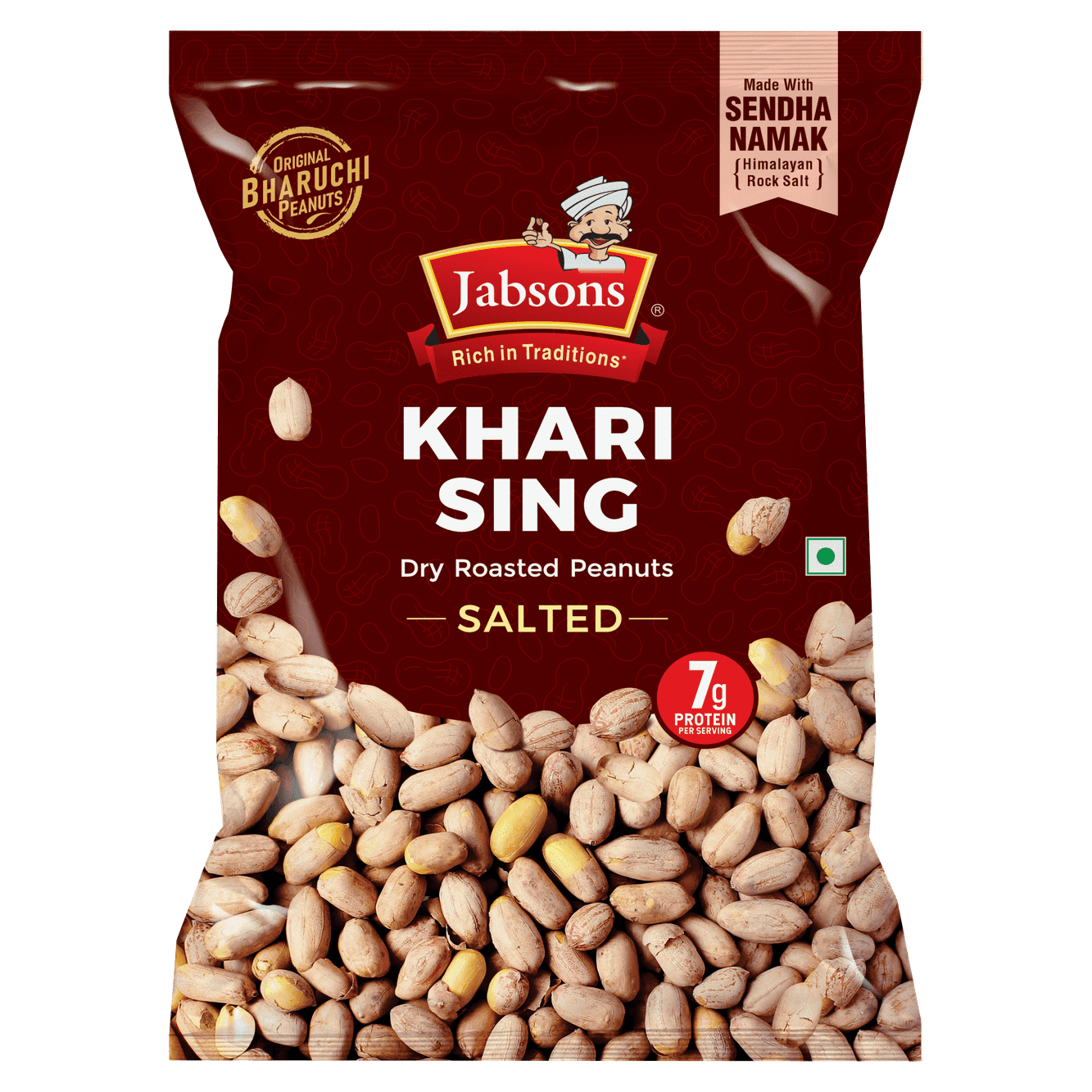 Jabsons Khari Sing Bharuchi Peanuts 400 g