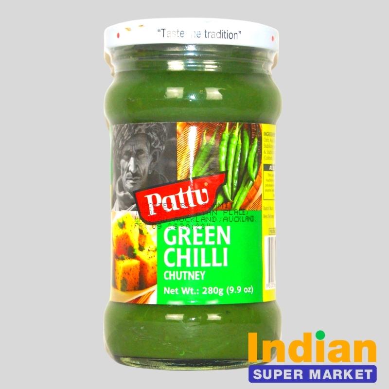 Pattu Green Chilli Chutney 280 g