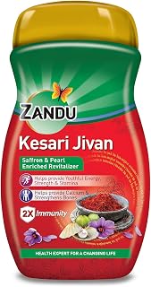 Zandu Kesari Jivan  Ayurvedic Immunity Booster for Adults and Elders, Builds Energy, Strength & Stamina, Strengthens Bones, Enriched Revitalizer, 900g