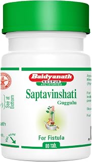 Baidyanath Asli Ayurved Saptavinshati Guggulu 80tab Pack of 2
