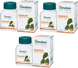 Himalaya Guduchi Immunity Wellness Tablets (180), (Model: 6f5bccfe-f), White, 3 Count