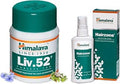 Himalaya Hairzone Solution 60ml & Himalaya Liv.52 Tablets - 100 Counts COMBO