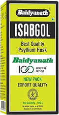 Baidyanath Asli Ayurved Isabgol - Psyllium Husk Powder 100gm | Boosts Digestion | Constipation Relief Naturally | Rich Source Of Dietary Fiber Supplement (Pack Of 1-100gm)