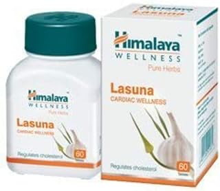 Himalaya Cardiac Wellness Tablets - Lasuna, 60 Pieces Box