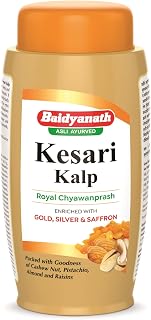 Baidyanath Asli Ayurved Asli Ayurved Kesari Kalp Royal Chyawanprash | Enriched With Gold, Silver And Saffron - 500 Gm
