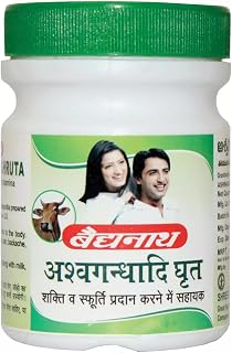 Baidyanath Asli Ayurved Ashwagandhadi Ghruta 100g - Immune Boost, Metabolism, Stress Reduction, Muscle Strength, Fertility, Cardiac Health