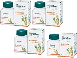 Himalaya Wellness Shatavari 60 Tablets, Pack of 4
