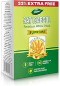 DABUR Sat Isabgol (Psyllium Husk) - 45g + 15g Free | Rich in Fiber | Provides Effective Relief From Constipation & Bloating | Promotes Bowel Health | Non Habit Forming | 100% Ayurvedic, 60 Grams