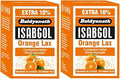 Baidyanath Asli Ayurved Isabgol Orange Lax | Isabgol Husk | Psyllium Husk | 110G (Pack Of 2)
