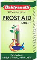Baidyanath Asli Ayurved Prost Aid Tablets | Ayurvedic Prostate Support Supplement  Helps Relieve Frequent Urination, Improves Urine Flow & Reduces Inflammation  Herbal Formula - 50 Tablets