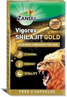 Zandu Vigorex Shilajit Gold - 12 Capsules