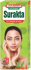 Baidyanath Surakta 200 ml - Enriched with 21 Authentic Herbs for Pimples, Acne & Purify Blood