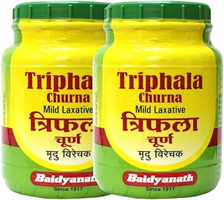 Baidyanath Asli Ayurved Triphala Churna 500 g (Pack of 2) - Helps Relieve Constipation Acidity & Gas Relief - Ayurvedic Remedy For Gastro-Intestinal Health