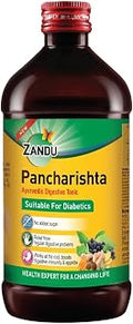 Zandu Pancharishta Ayurvedic Digestive Tonic | Suitable for Diabetics | 650ML | Relief from Regular Gas, Bloating, Acidity & Indigestion From the Root