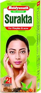 Baidyanath Asli Ayurved Surakta I For Pimples Acne Skin I 450 ml (Pack of 2)