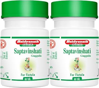 Baidyanath Asli Ayurved Saptavishanti Guggulu - 80 Tablet (Pack of 2)