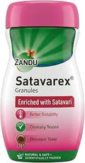 Satavarex Granules (210g) - Zandu Presents The First and Original Galactogogue | Enriched with Satavari |For Mothers with Inadequate Lactation |1-2 tsp per serving, 2-3 times per day
