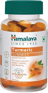 Himalaya Turmeric Gummies |Pack of 30 |95% Curcuminoids |Joint health, Antioxidant support |100% Veg