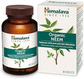 Himalaya OTC Wellness Organic Neem I For Skin & Body Detox I Reduced Acne Severity Scores by 45%* I Supports Healthy, Clear & Radiant Skin I 60 Veg Caplets