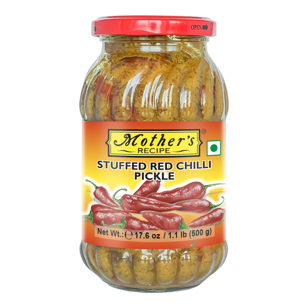M/r Stuffed Red Chilli Pickle 500 g