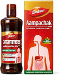 Dabur Aampachak Kadha | Ayurvedic Digestive Tonic | Helps in Gas, Acidity, Constipation, Piles & Digestion | 450 ml