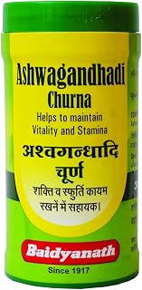 Baidyanath Asli Ayurved Ashwagandhadi Churna I Enhances Stamina I Ashwagandha for Stress Relief - 100 gms