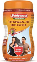 Baidyanath Asli Ayurved Chyawan-Fit Sugarfree Chyawanprash 1 Kg  Enriched with Ashwagandha, Amla & Kesar, 35 Ayurvedic Herbs Boosts Physical Strength, Energy & Immunity
