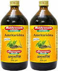 Baidyanath Asli Ayurved Amrutarishta I Ayurvedic Bacterial Infection I 450 Ml (Pack Of 2) Liquid