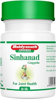 Baidyanath Asli Ayurved Sinhanad Guggulu Tablets | Ayurvedic Herbal Supplement | 80 Tablets