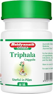 Baidyanath Asli Ayurved Triphala Guggulu 80 Tablets - Pack Of 2