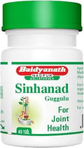 Baidyanath Asli Ayurved Sinhanad Guggulu Tablets For Gout - 40 Tab - (Pack of 2)