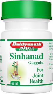 Baidyanath Asli Ayurved Sinhanad Guggulu Tablets For Gout - 40 Tab - (Pack of 2)