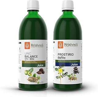 KRISHNA'S Uric Balance Juice & Prostirid Juice - 1000 Ml Each (Combo Pack Of 2)