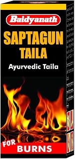 Baidyanath Asli Ayurved Saptgun Taila | Useful in Burns, Sprain, Boils and Joint Pain - 50 ml