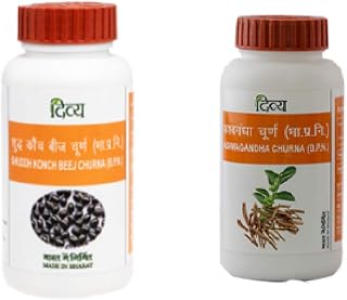 Patanjali Konch Beej Churna Shuddh & Ashwagandha Combo, Pack of 1