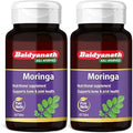 Baidyanath Moringa - 60 Tablets (Pack of 2) | Gives Natural Energy & Nutrients | Daily Nutrition, Bone & Joint Support, Energy & Metabolism | Pure Moringa Leaf Extract |