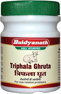 Baidyanath Asli Ayurved Triphala Ghrita  100g (Pack 0f 2) | Ayurvedic Herbal blend for Digestive Wellness & Eye Care | 100% Pure & Natural
