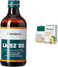 Himalaya Gokshure Men's Wellness Tablets TribulusImproves vigour Tablets 60 Count & Himalaya Liv 52 DS Syrup 200 ml
